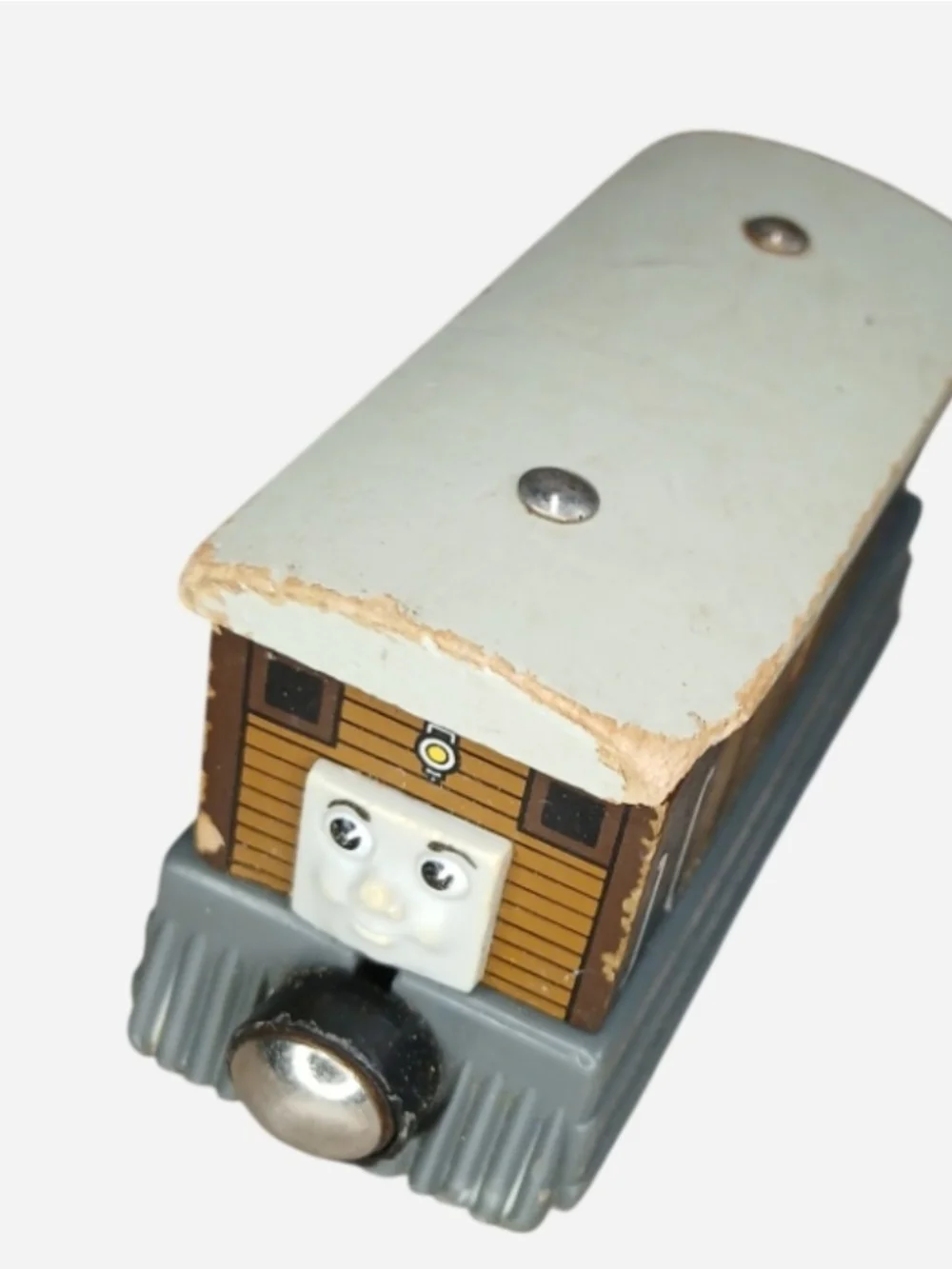 Learning Curve Thomas Wooden Railway Toby The Tram Engine 2003 Wood Train Car 7